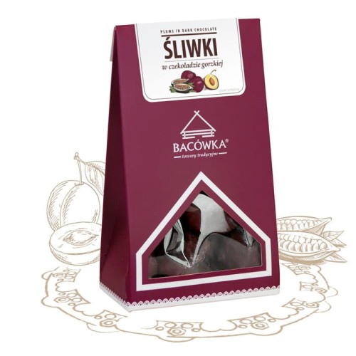 ŚLIWKI W CZEKOLADZIE GORZKIEJ