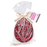 Pisanka z ciemnej czekolady z malinami 65g