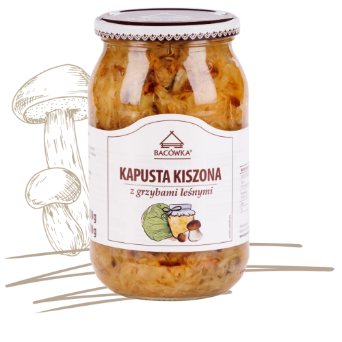 KAPUSTA Z GRZYBAMI LEŚNYMI