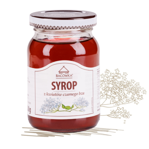 SYROP Z KWIATÓW CZARNEGO BZU