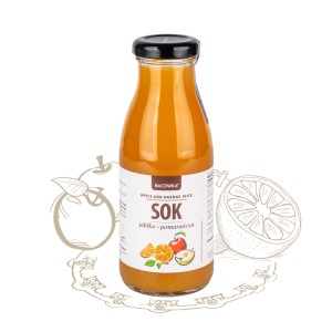 Sok jabłko - pomarańcza 250 ml