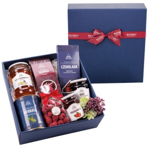 Zestaw prezentowy na Dzień Mamy z herbatą i miodem