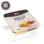 Kotlet mielony z ziemniakami i kapustą zasmażaną 400 g