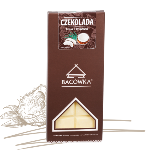 CZEKOLADA BIAŁA Z KOKOSEM