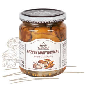 Pikantna mieszanka grzybów marynowanych 250 g