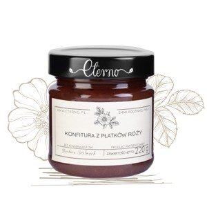 Konfitura z płatków róży 220 g
